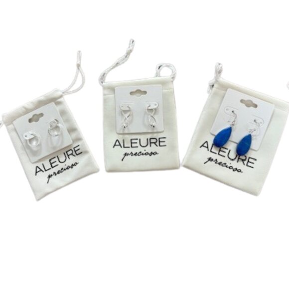 Aleure precioso Chic Trio of Earrings – 3 Pairs New with Tags - Picture 1 of 8